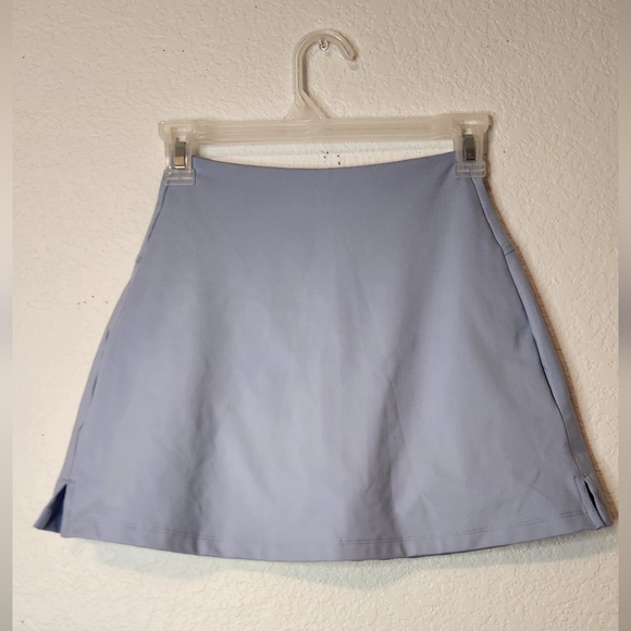 girlfriend collective Pants - Girlfriend Collective‎ High Rise Periwinkle Blue Skort, Size XS